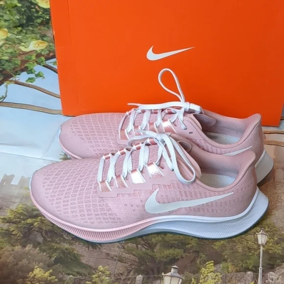 Nike air zoom pegasus 37 pink shoes size 11 - Picture 4 of 7